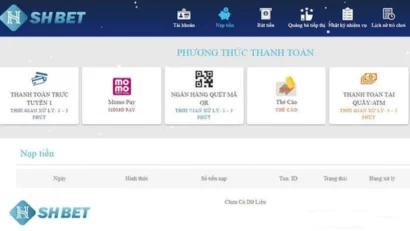 Hướng dẫn Nạp tiền Shbet cho người mới